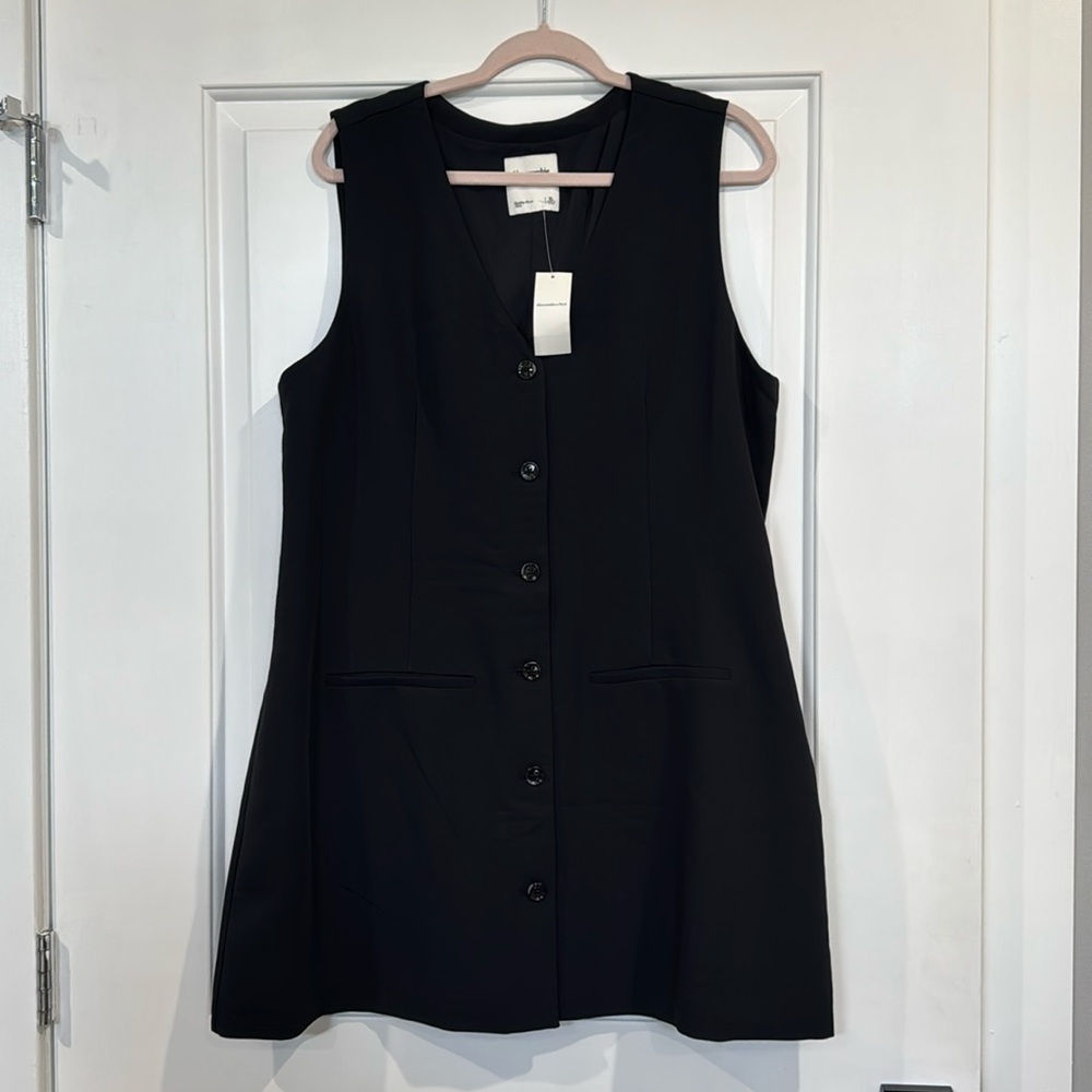 NWT Abercrombie Vest Mini Dress